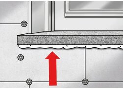 1K-Pistolenschaum PURLOGIC, Zeichnung Anwendung
