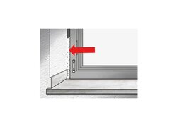 2K Zargenschaum PURLOGIC Fast, Schemazeichnung, Anwendung, schwarz weiß