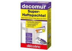 decomur Super-Haftspachtel, im Sack verpackt, stehend, 10kg