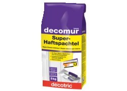 decomur Super-Haftspachtel, verpackt und stehend