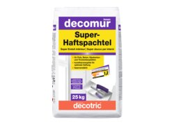 decomur Super-Haftspachtel, im Sack verpackt, stehend, 25kg