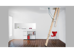 Raumbild Einbau Bodentreppe Designo | © Roto Frank Treppen GmbH