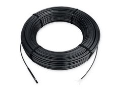 Schwarzes Kabel, aufgerollt im Ring.